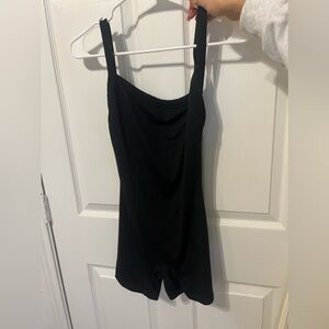GARAGE open back black romper